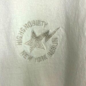BAPE x HIGHSNOBIETY -Large - Off white - Crew Tee - 100% Ctn
